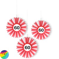 Viseča pahljača za 60 let